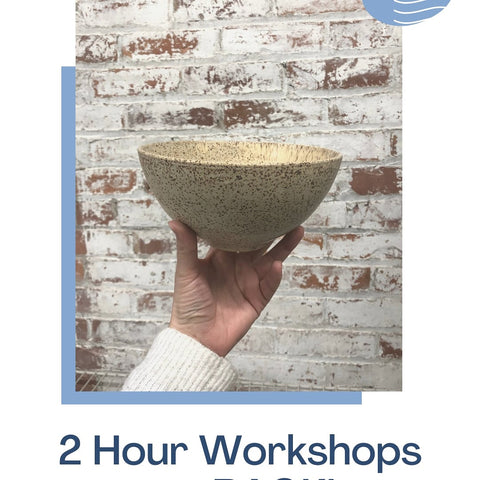 November 9th Two Hour Pottery Workshop 10:00 a.m.